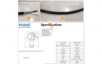 Cáp RS485 1 Pair Imatek: Giải Pháp Truyền Tải Tín Hiệu Tối Ưu Cho Hệ Thống Điều Khiển Công Nghiệp