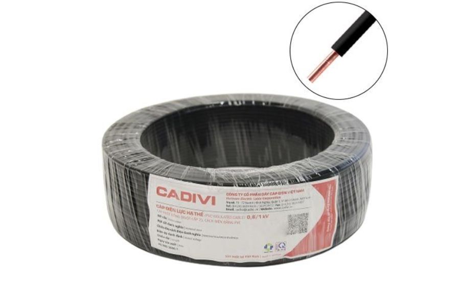 Dây Điện Bọc Nhựa CADIVI 6.0 PVC - 450/750V, TCVN 6610-3: Giải Pháp Tối Ưu Cho Hệ Thống Điện Công Nghiệp