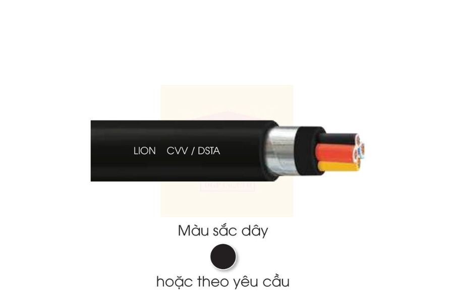 Cáp Điện Lực Hạ Thế Có Giáp Bảo Vệ CVV/DSTA - 0.6/1kV - TCVN 5935 (3 Lõi, Ruột Đồng, Cách Điện PVC, Giáp Băng Thép Bảo Vệ, Vỏ Bọc PVC)