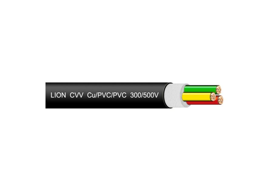 Cáp Điện Lực Hạ Thế CVV - 300/500V - TCVN 6610-4 (3 Lõi, Ruột Đồng, Cách Điện PVC, Vỏ Bọc PVC): Cấu Tạo, Tiêu Chuẩn và Ứng Dụng